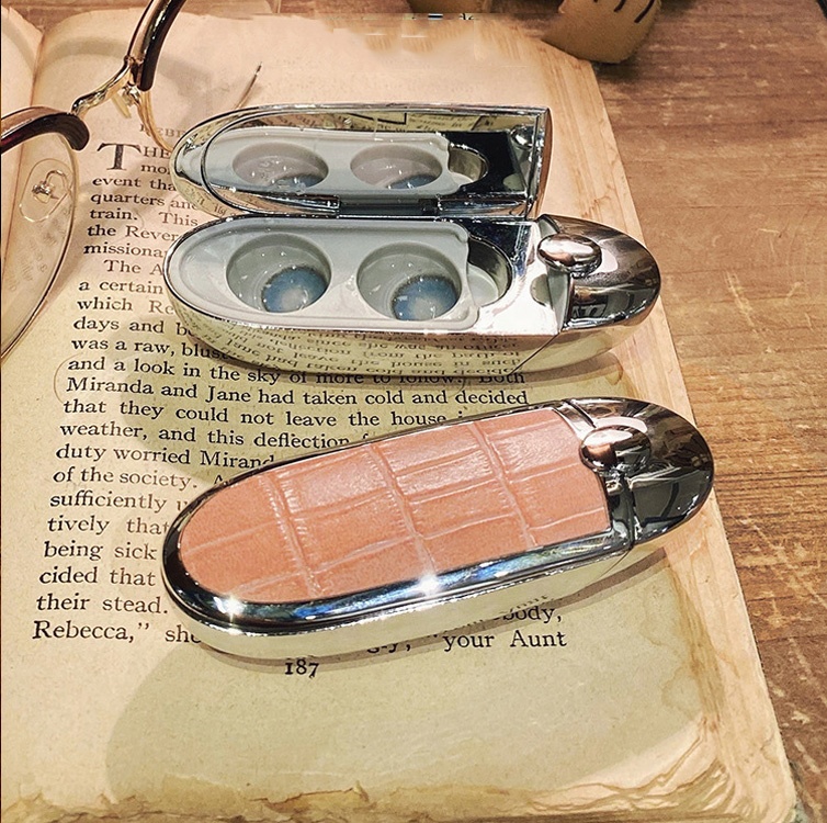 Luxus-Lippenstift-Kontaktlinsenbehälter-Reisebox-Kit