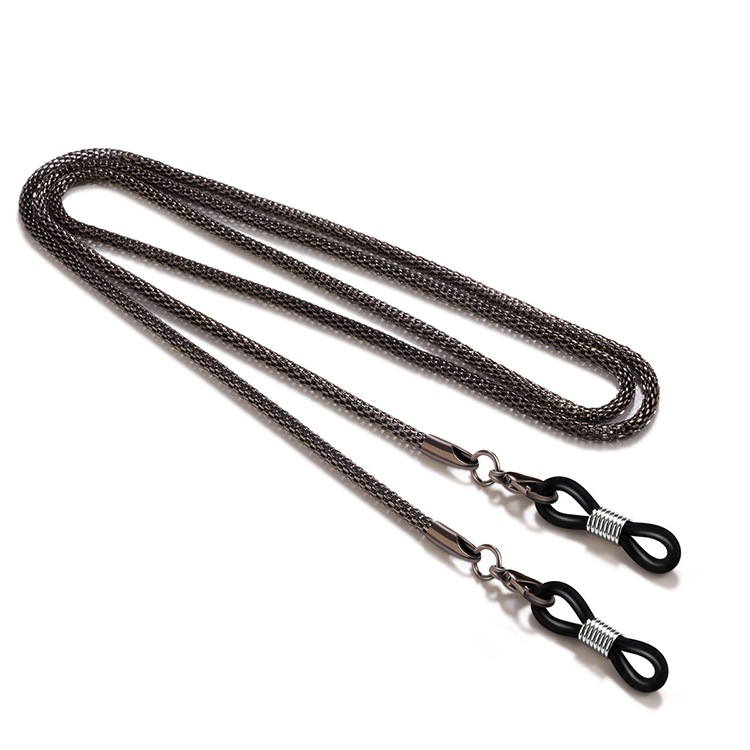 Jiaqi Fashion Gold Schwarz Sonnenbrillenband Brillen Ketten & Kordeln