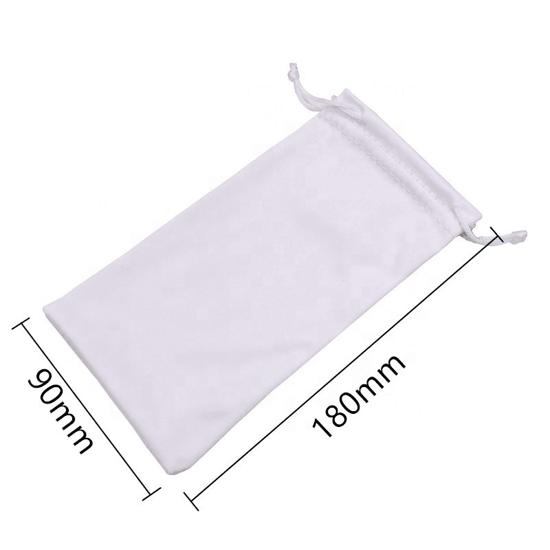Mikrofaser-Schwarz-Sonnenbrillen-Brillen-Aufbewahrungstasche Eyeglassbag