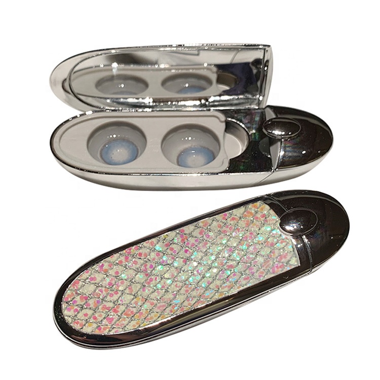 Luxus-Lippenstift-Kontaktlinsenbehälter-Reisebox-Kit