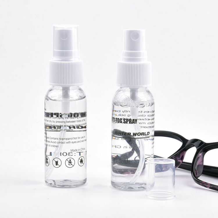 Optische Gläser Antibeschlagspray für Brillen